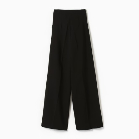 Women's pants, black color, size l (46)-3