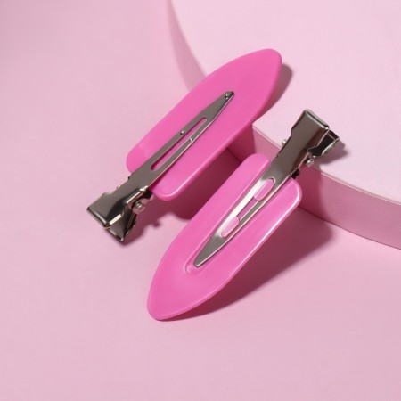 Hair clamps, set - 4 pcs, 1.8 × 6 cm, color mix-3