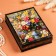 Bouquet "Bouquet in a vase", 16 × 22 cm, lacquer miniature, mix