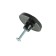 Handle Baby button KID 014, "football", rubber, white/black