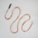 Girlynda "Horse tail" 20 threads of 2 m, IP20, copper thread, 400 LED, warm white glow, 12 V