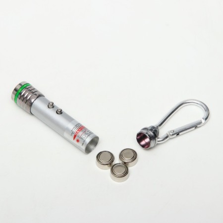 Laser pointer "Master K", with carbine, 2 LED, 2 modes, 7 x 1.4 cm-2