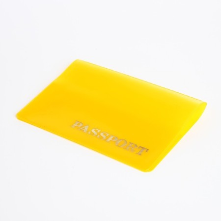 Cover for passport, yellow color-3
