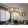 Crystal chandelier with Ambrella Light, Traditional, Tr5185, E14, Gold color