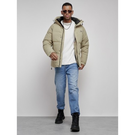 Male Winter jacket, size 58, light green color-14