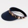 Feminine visor minaku "leopard" color dark blue, rn 56-58