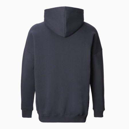 Male sweatshirt is laid down, the color is gray, size 52-6