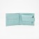 Women's wallet on the Textura button, blue color