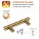 Hand -on Railing Cappio Frida, Stainless. steel, d = 12 mm, m/o 96 mm, color gold