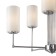 Caustra Freya Fr5184PL-06CH AGNES, 600x600x613 mm, E14, 6x60W, chromium color