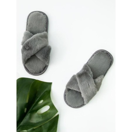 Slippers Women's Cross open nose, size 39-41, color graphite-5