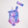 Baby Squip Minaku with a bandage, purple/blue color, height 116-122