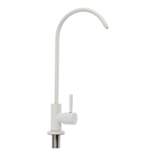 Crane for all types of household filters Zein K-06, stainless steel, white