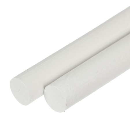 Chalk school white set 4 pieces, round unbearable, in a cardboard box-3