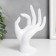 Souvenir Polystone stand for jewelry "Hand" White 16.5x8 cm