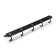 Cappio CVP014 hanger, metal, five -rose, black color