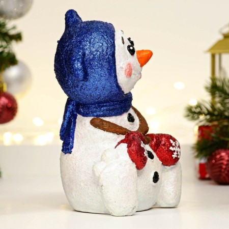 Figure "Snowman in a hat" 12x9x18cm-3