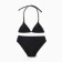Separate swimsuit for girls, black color, height 104-110 cm