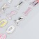 Plastic sticker "English alphabet and numbers. Recommend" 31x14 cm