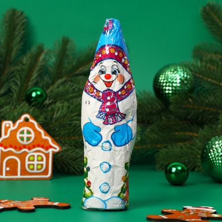 New Year. Chocolate figure "Snowman", mix, 60 g-1