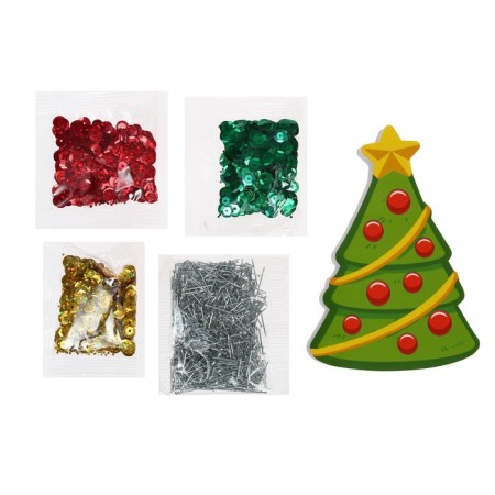 New Year's application with sequins "New Year. Christmas tree "-4