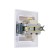 Coonsevo switch Selena 8102, 10 A, 1 key, hidden, with an indicator, white