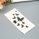 Tattoo on the body "Black butterflies"