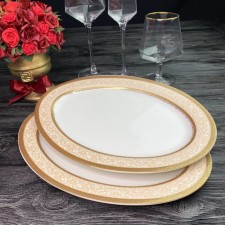 Set of dishes Lenardi Elizabeth, oval, length 30.5 cm, 2 pcs