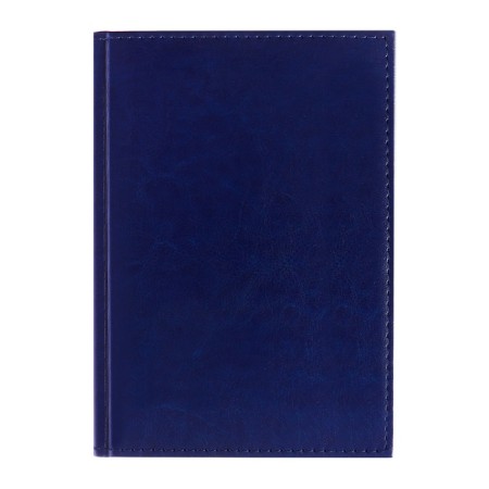 Diary of Leduced A5, 160 sheets of Nebraska, covering artificial leather, corner perforation, blue-11