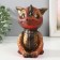 Piggy bank "Dracosha" 17.5x11.5x12.5 cm, multi -rose