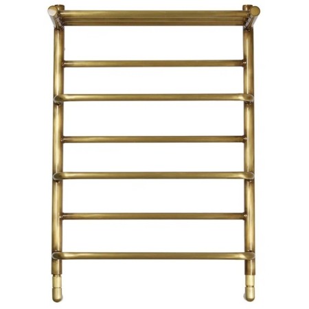 Domoterm water heated towel rail "Orpheus" P7, 500x700 mm, with a shelf, bronze-1