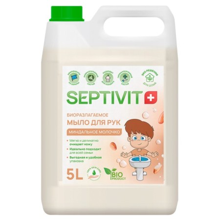 Septivit liquid soap "almond milk", 5 liters
