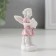 Polystone souvenir "Snowty angel in color toga with a star" 7.2x3.5x2.8 cm