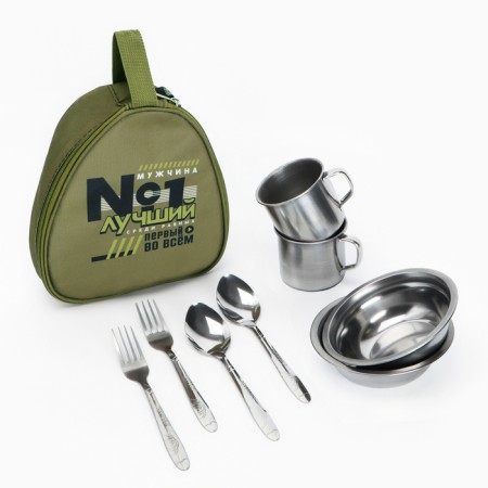 A set of dishes for the picnic "First in everything", 8 items-1