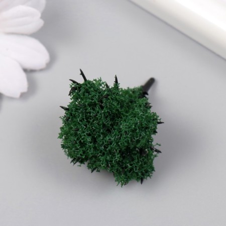 Artificial plant for creativity plastic "Green Treage" 4 cm-2