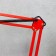 Desktop lamp E27 40W red 94x16.5x16.5 cm Risalux