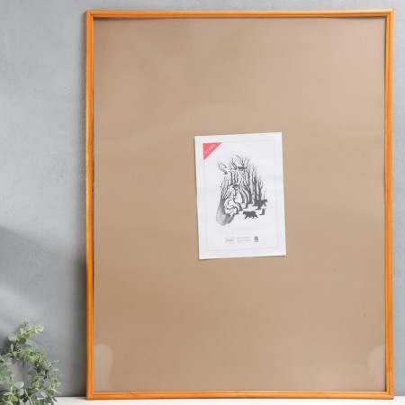 Photo frame wood 70x90 cm (1703) (plastic screen)