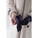 Female gloves, size 8, without insulation, blue color