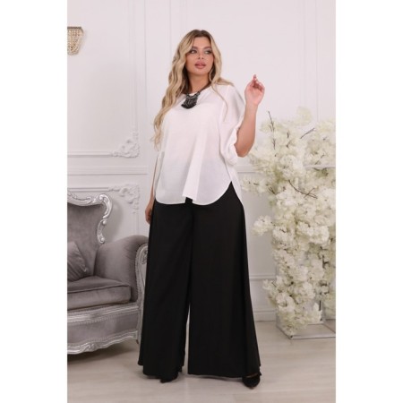 Female blouse, size 50, white color-3