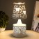 Aroma lace with backlight "Flowers" E27 40W+RGB white 13x13x30 cm