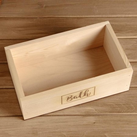 Wooden box "Bath", 24.5 × 14 × 8 cm-4