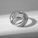 Ring "Trend" line, color silver, dimensionless