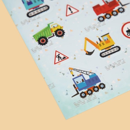 Paper stickers "cars", 11 x 16 cm-2