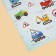 Paper stickers "cars", 11 x 16 cm