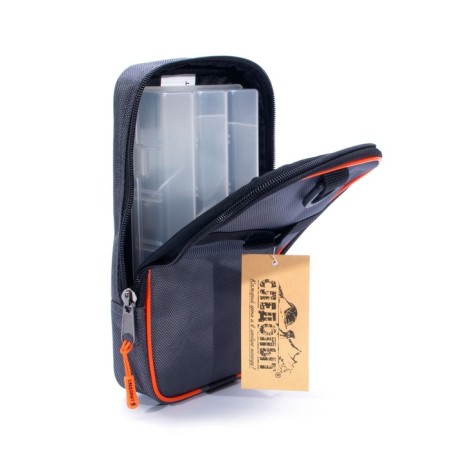Fishing bag "Rastype" Module Bag 25, 25x15x5 cm, color gray + 1 box Luno 18-7