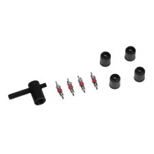Set of motorists No. 4, 4 caps, plastic, 4 short spools, key