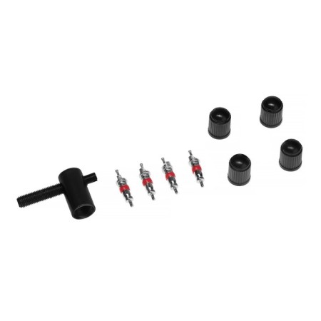 Set of motorists No. 4, 4 caps, plastic, 4 short spools, key