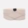 Women's belt on buttons, width 8 cm, beige color