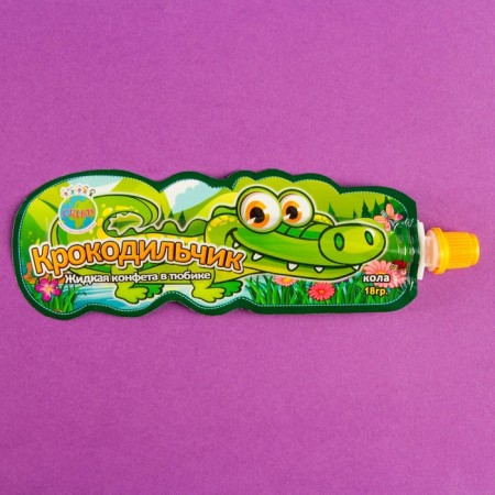 Liquid "crocodile" in a tube, 18 g-1