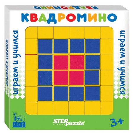 Developing game made of wood "quadromino"-4